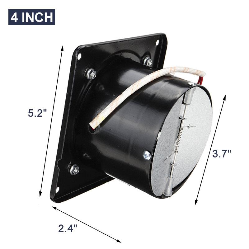 8 Inch Black Shell Stainless Steel Fan Blade High-speed Silent Exhaust Fan