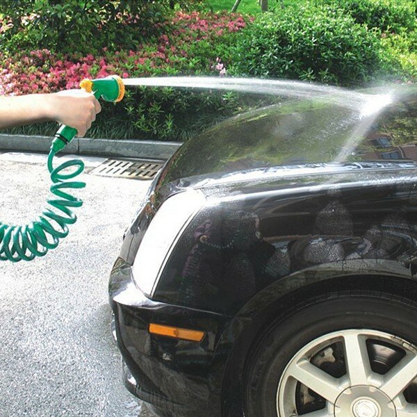 20m Telescopic Spring Water Hose High Pressure Car Washing Water Hose Home Flowers Water Pipe