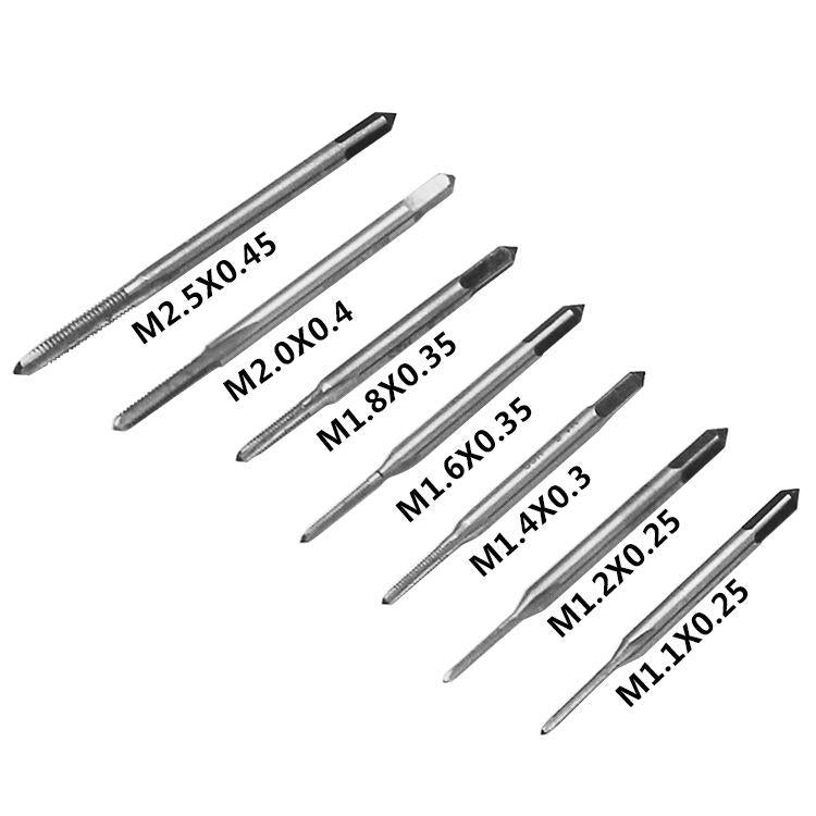 M1-8 Adjustable Tap Spanner with 7pcs M1.1-M2.5 Mini Screw Hand Set