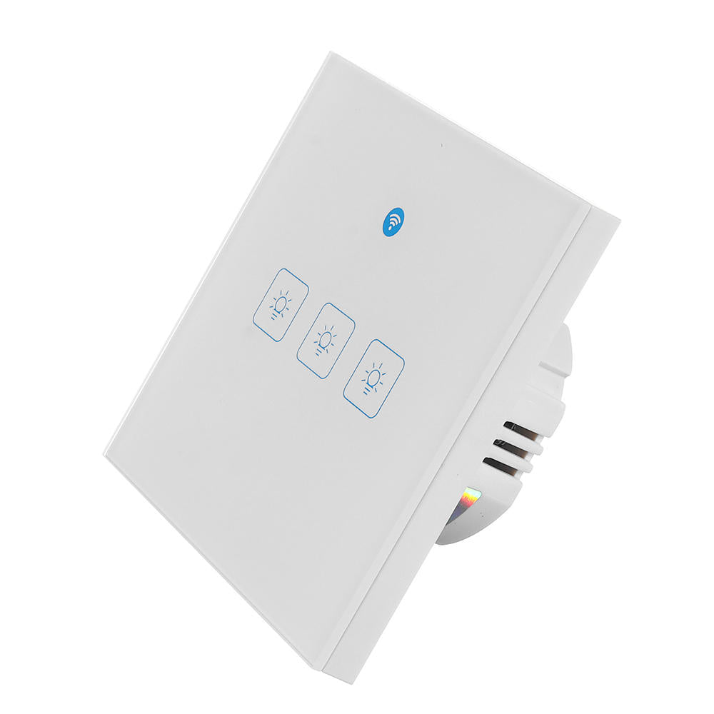 EU Standard 1/2/3 Gang WIFI Touch Wall Switch 250V 2A/400W