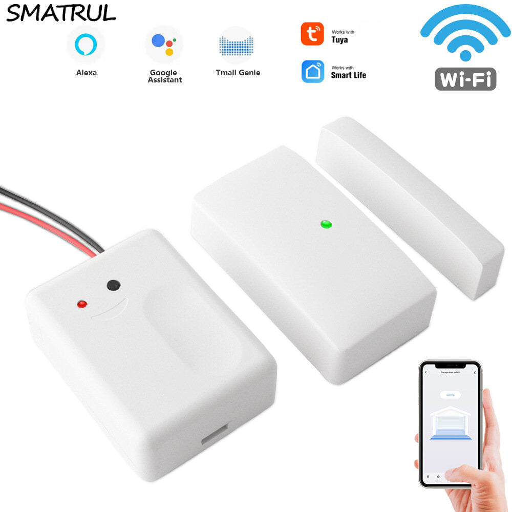 Wireless Tuya WiFi Garage Door Switch Controller Smart Phone Remote Control Switch Work with Amazon Alexa Google Assistant