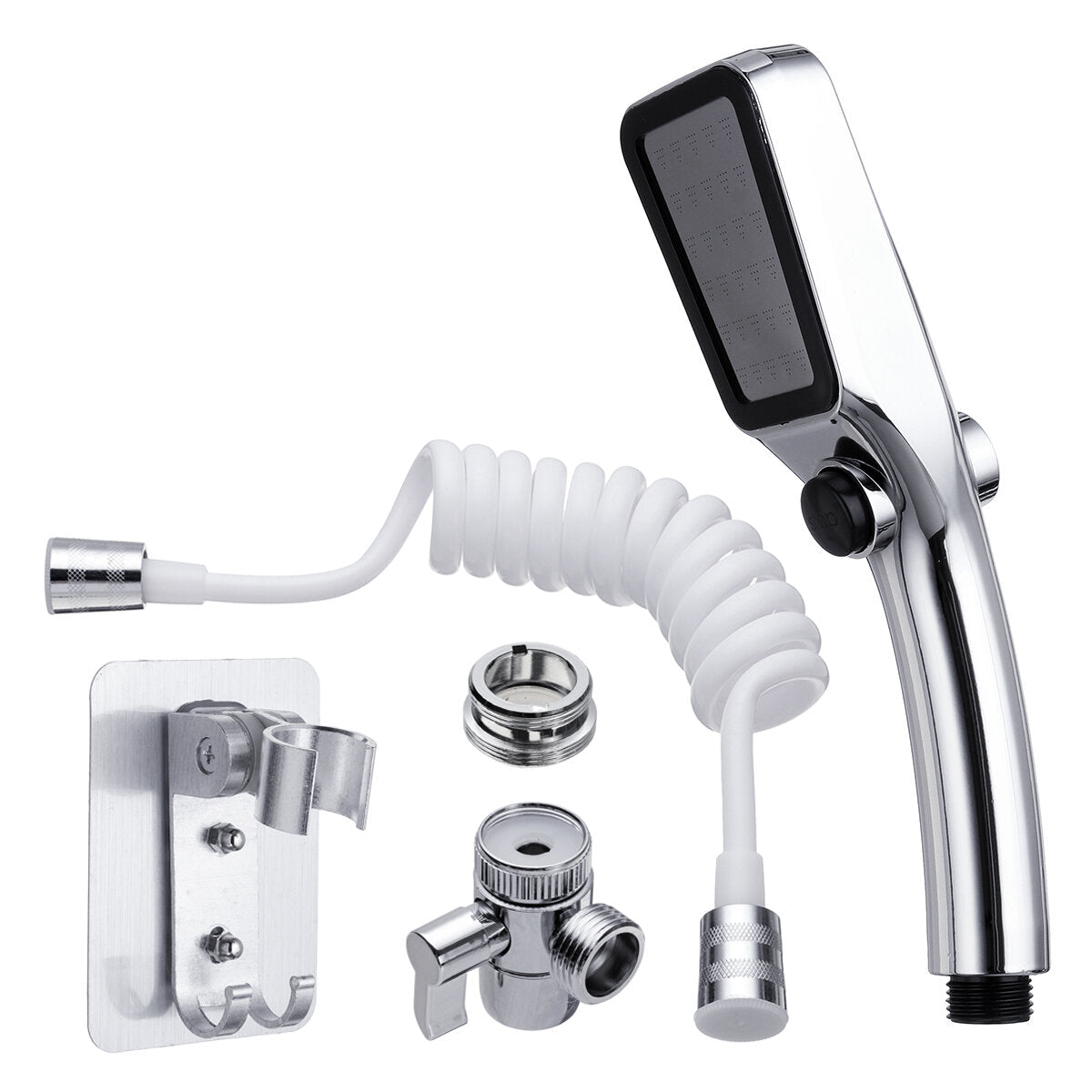 Bathroom Wash Face Basin Water Tap External Shower Head Hair Washing Faucet Rinser Extension Set
