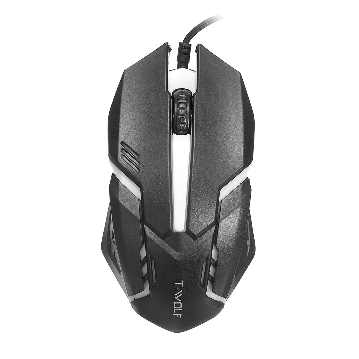 4Pcs Gaming Devices Set 104 Keys LED Backlit Gaming Keyboard 1200DPI Mouse 3.5mm Wired 50mm Driver Headset Anti-slip Mouse Pad Combo