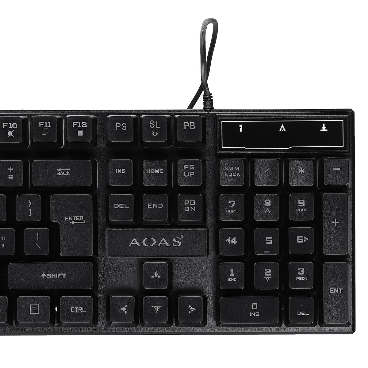 4-in-1 Gaming Kit Set Wired Keyboard & Mouse & Mouse Pad LED Gaming Over-Ear Headset Combo Set