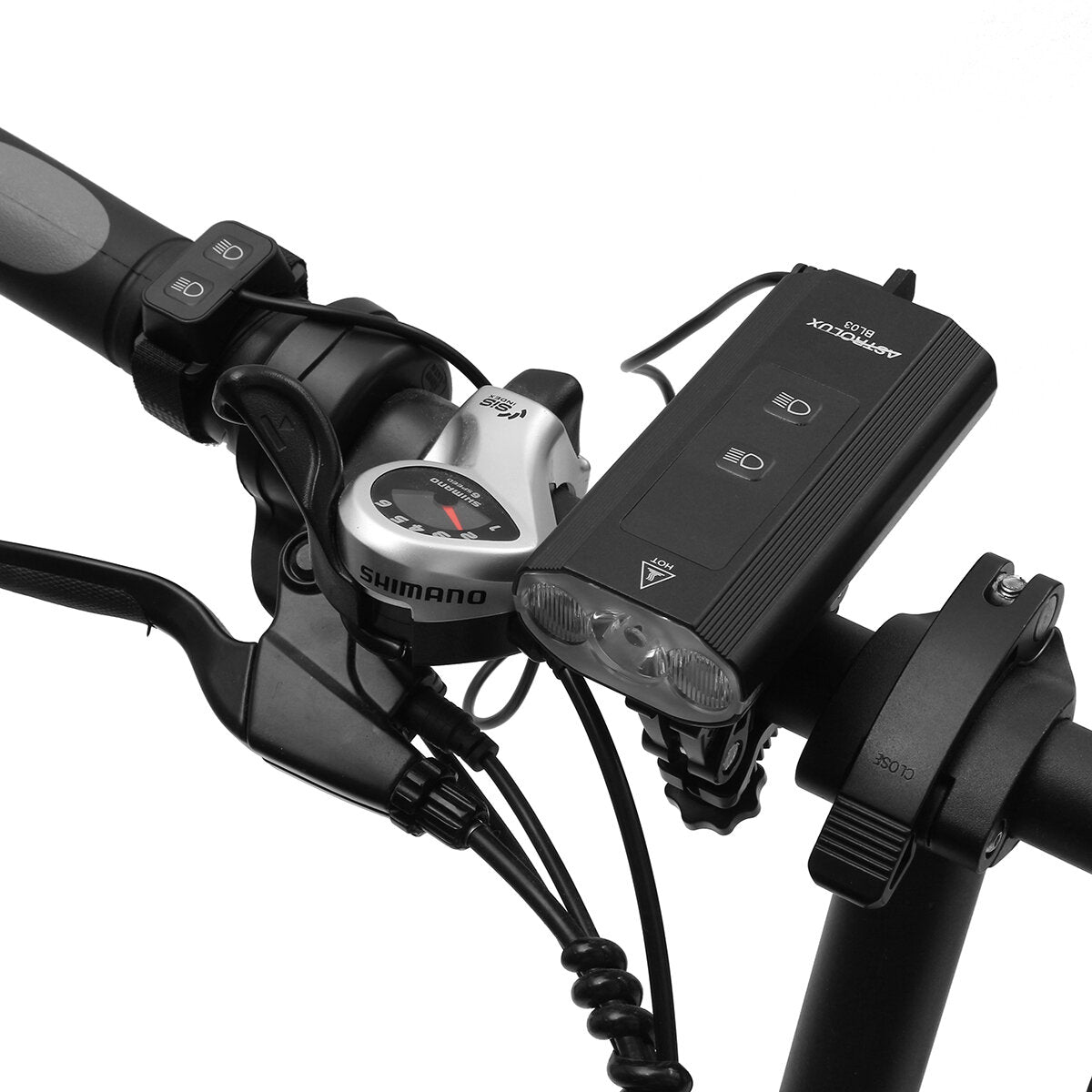 Bike Light Remote Control Bicycle HeadLight Support Wire Remote Switch Signal Light Wire Control Warning Light Drive-by-wire