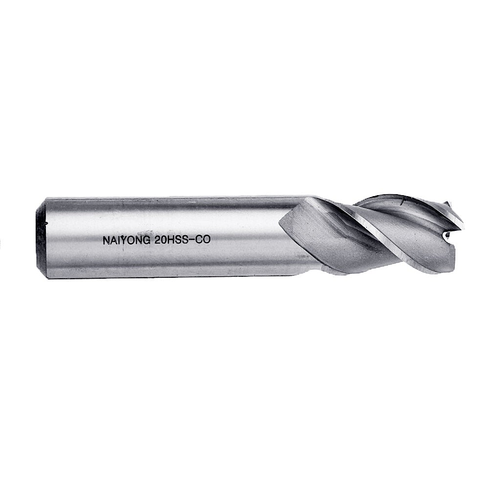 12-20mm HSS-CO 3 Flutes Milling Cutter CNC Milling Tool for Steel