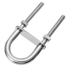 304 Stainless Steel U Shaped Bolt Thread with Spacer Plate Hex Nut Marine Fastener