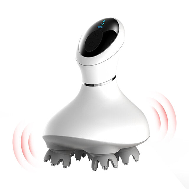 Waterproof Electric Head Massager Wireless Scalp Prevent Hair Loss