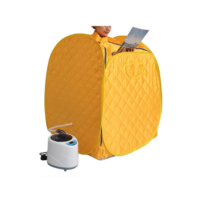 Free Inflatable Household Single Sweat Steamer Sauna Bath Folding Box