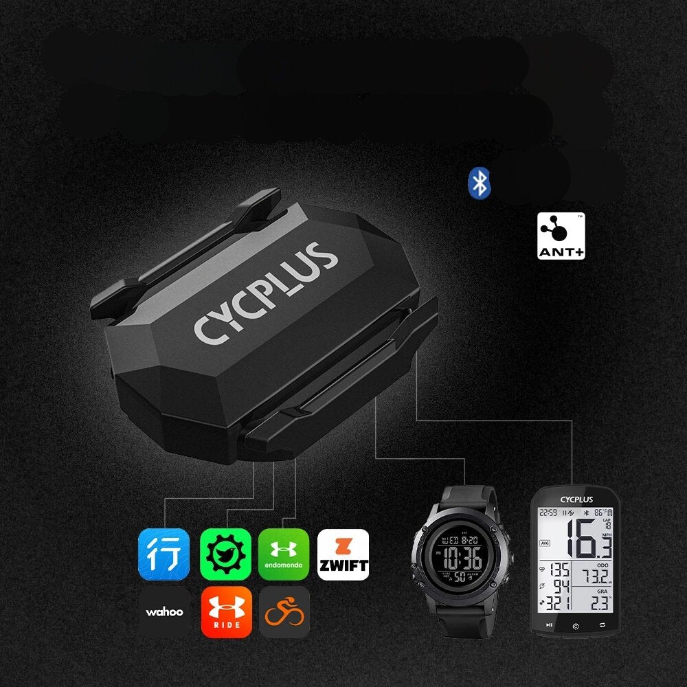 Cadence Speed Dual Sensor Bluetooth ANT+ Cycling Speedometer Bicycle Accessories Waterproof For CYCPLUS Bike Computer