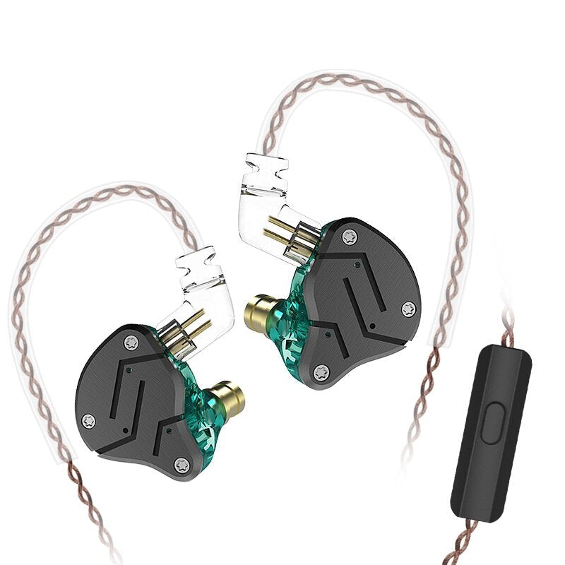 Dynamic Balanced Armature Driver Earphone Noise Cancelling 3.5mm Wire Headphone