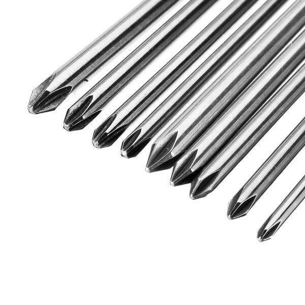 9pcs 200mm Magnetic Long Hex Cross Head Screwdriver Bits