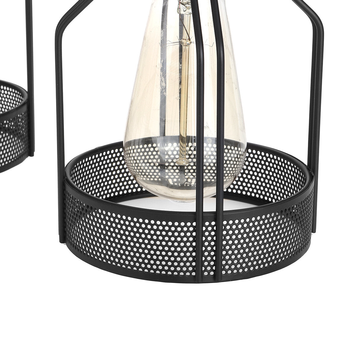 Industrial Style Hanging Lamp Pendant Lampshade Light Cover Pipe Vintage Cafe Without Bulbs