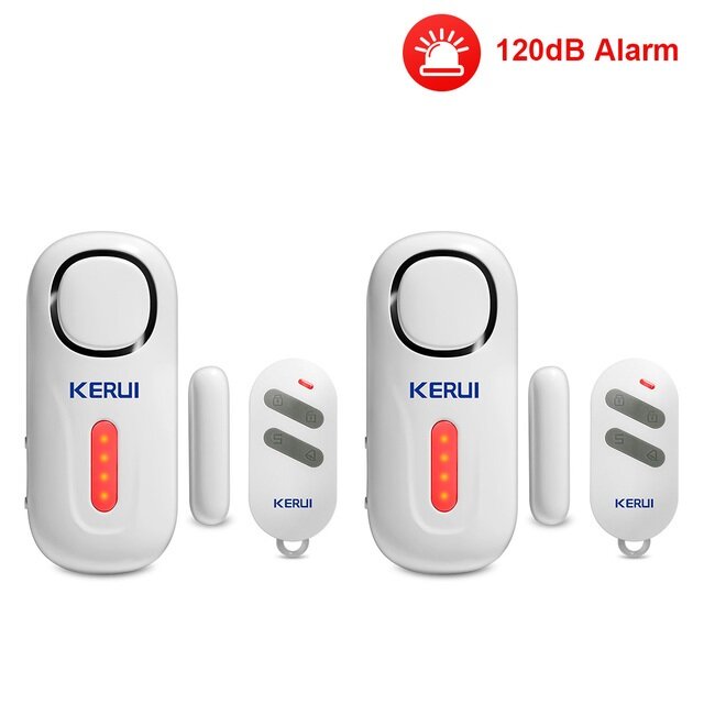 Wireless Door Window Entry Security Burglar Sensor Alarm PIR Magnetic Smart Home Garage System Remote Control