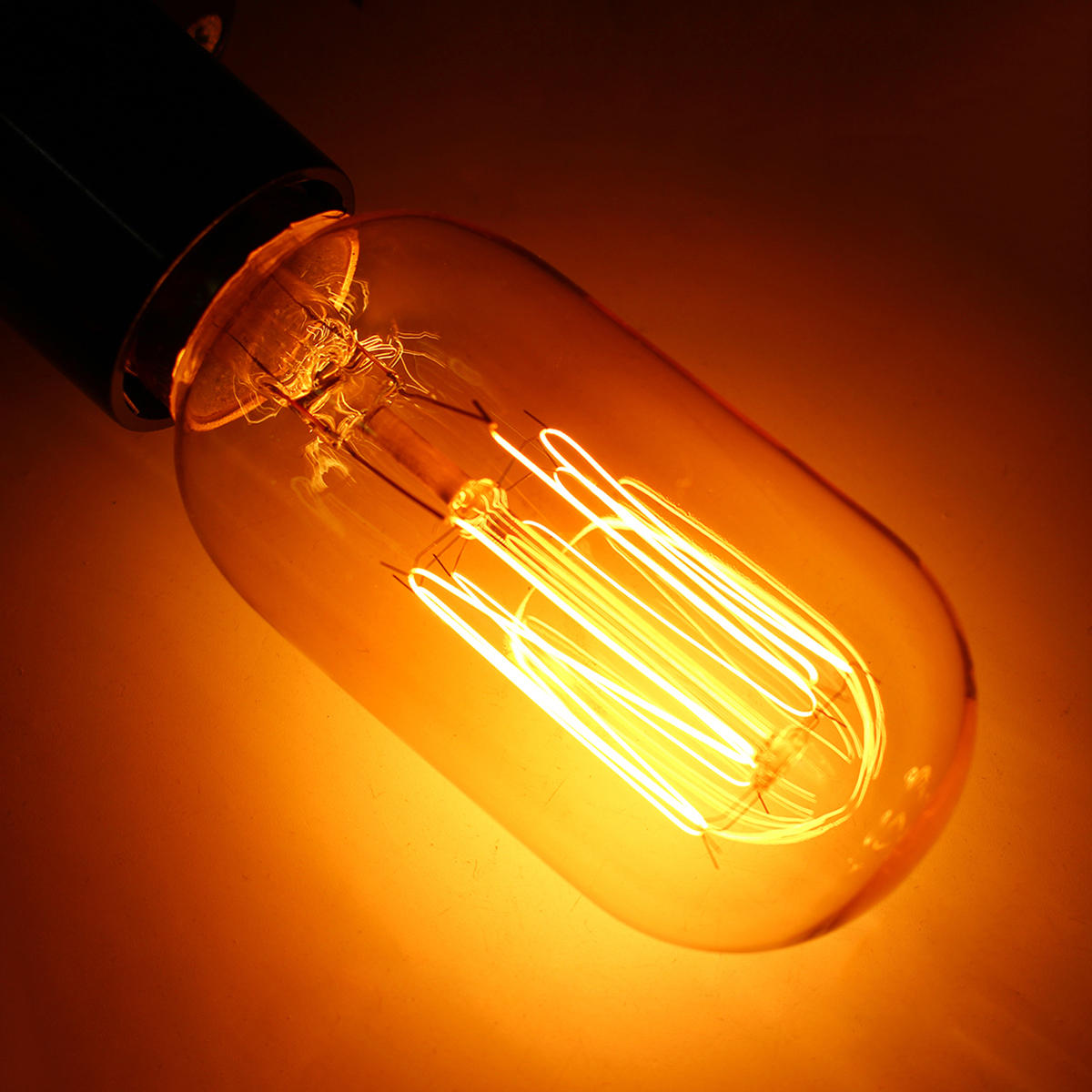 6PCS Dimmable AC220V E27 T45 40W Warm White Retro Vintage Edison Incandescent Light Bulb