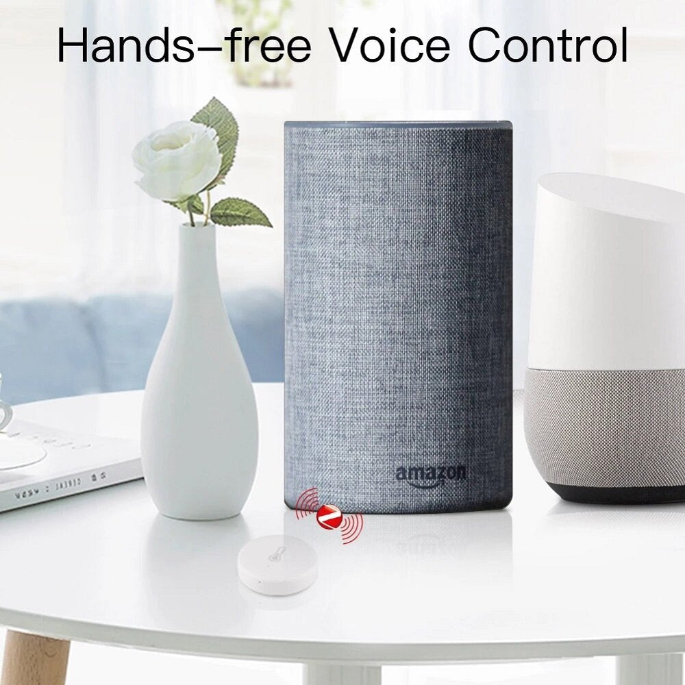 Smart Temperature And Humidity Sensor Battery Powered Security with Tuya Smart Life App Alexa Google Home