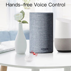 Smart Temperature And Humidity Sensor Battery Powered Security with Tuya Smart Life App Alexa Google Home