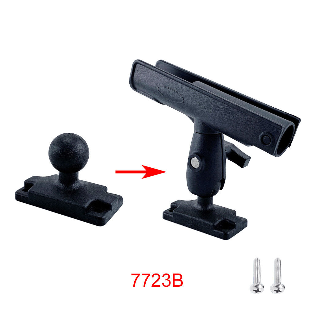 Kayak ABS Adjustable Boat Fishing Rod Rack Holder Bracket Pole Support Fixer Fix Rest Tool Rotatable Mount Marine Accessories