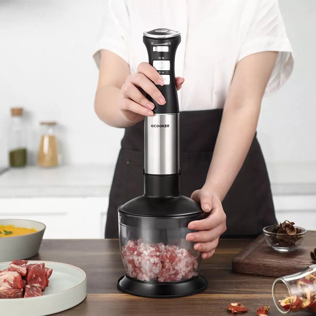 Multifunctional Hand Mixer 5 Speed Adjustment Low Noise Splash Proof 350W
