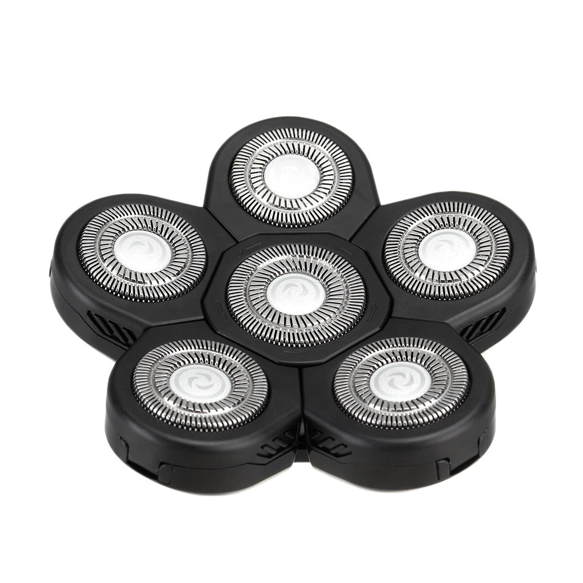 6 in 1 Men's Rechargeable Electric Shaver Six Floating Heads Razor LED Display IPX6 Waterproof