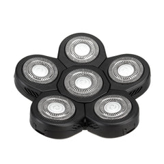 6 in 1 Men's Rechargeable Electric Shaver Six Floating Heads Razor LED Display IPX6 Waterproof