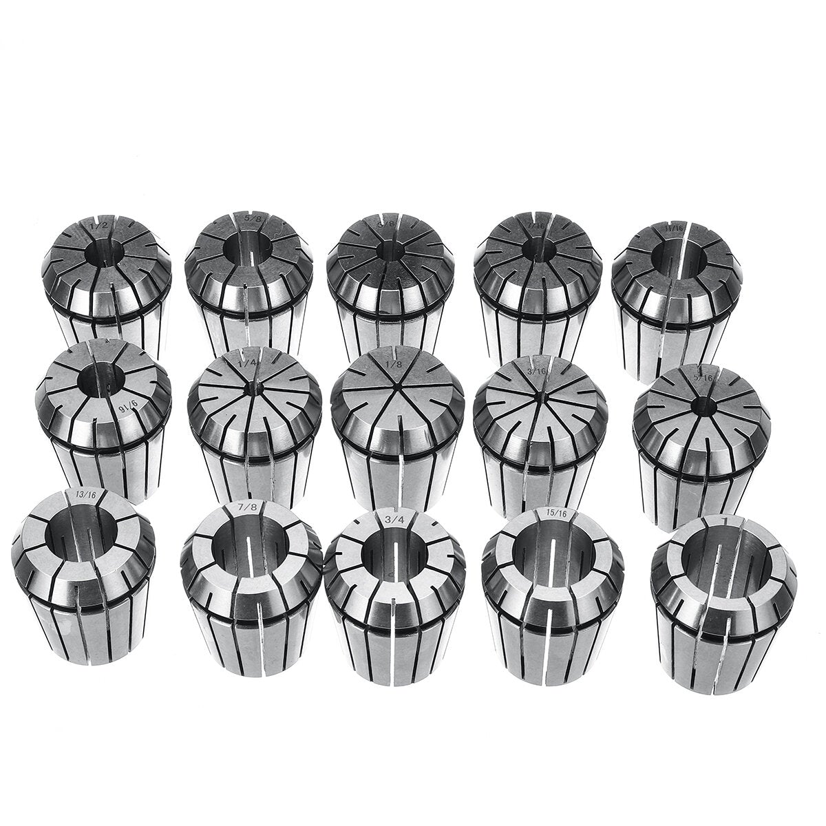1/8-1 Inch Spring Collet Chuck Set for CNC Milling Lathe Tool