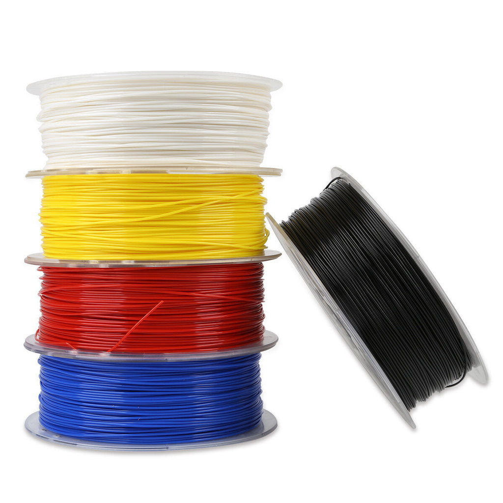3D White/Black/Yellow/Blue/Red 1KG 1.75mm PLA Filament For 3D Printer
