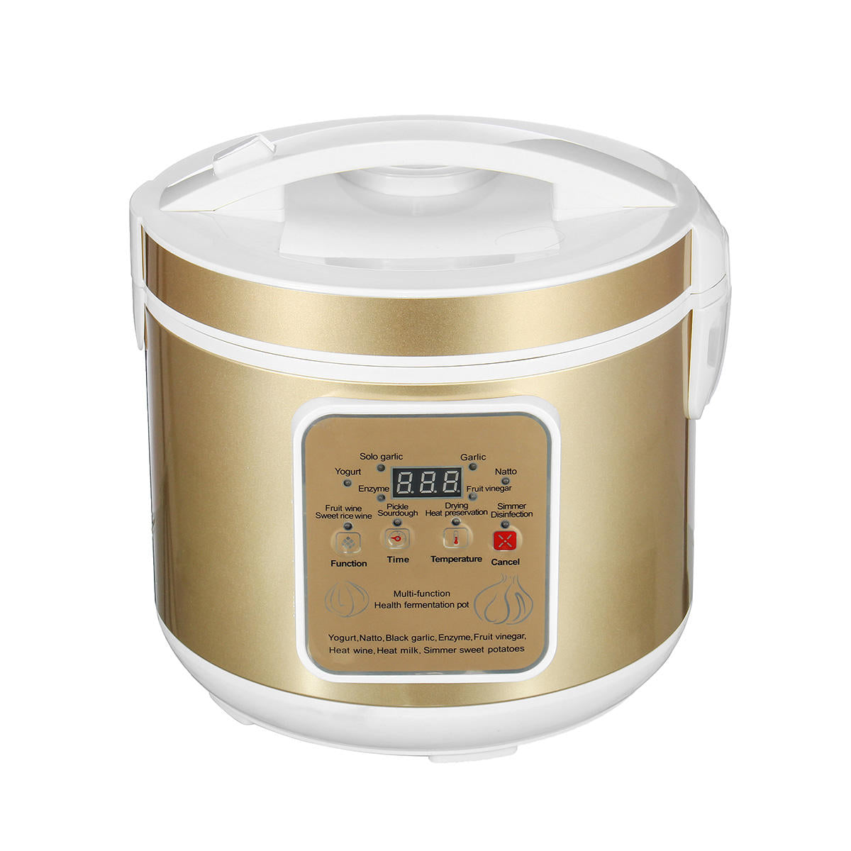 6L Large Capacity Automatic Black Garlic Fermenter Yoghurt Natto Maker Machine