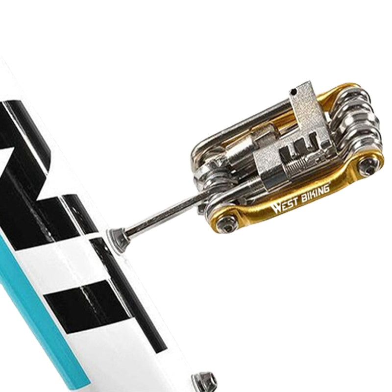 11-in-1 Bicycle Repair Tools Kit Multifunction Hex Spoke Cycling Screwdrivers Tools Tyres Lever Allen Wrench MTB Bike Tools