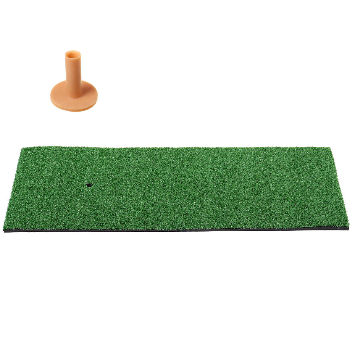 30x60/90cm Grass Golf Training Practice Mat Golf Oxford TEE Driving Hitting Range Mat Golf Turf Pitching Mat with Rubber Tee Holder Indoor Outdoor
