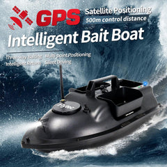 2.4G Intelligent Positioning Three Bait Tanks Automatic Return Fishing Bait RC Boat Vehicle Models