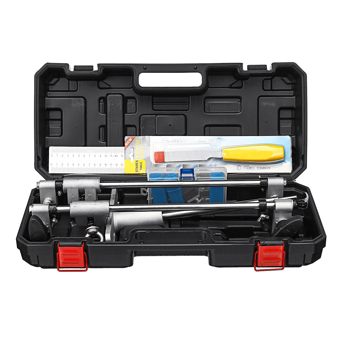 Cutters Door Lock Mortiser Fitting Jig Mortice Kit with Wrench Pocket Hole Saw Opener Installation Mortising Fitting Jig Tools
