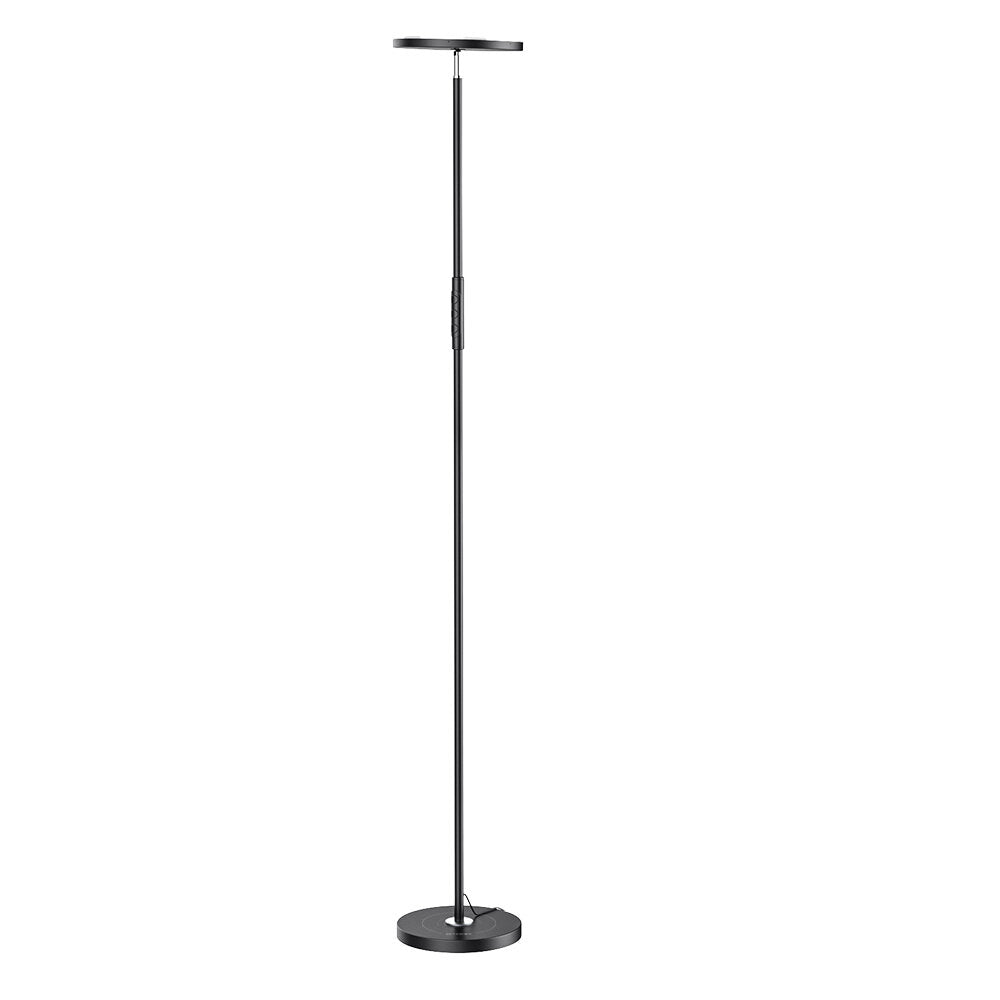 24W Floor Standing Lamp with 2700-6500K Color Temperature 5 Brightness Levels RF Remote Control and 20000h LED Lifespan