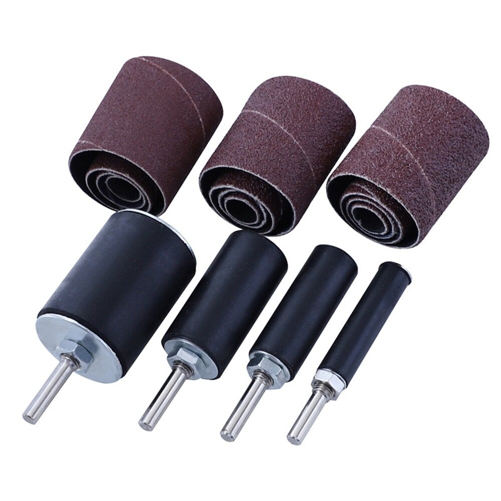 16Pcs Sandpaper Bands Wheel Sanding Wheel for Metal Polishing wood working Abrasive Tool