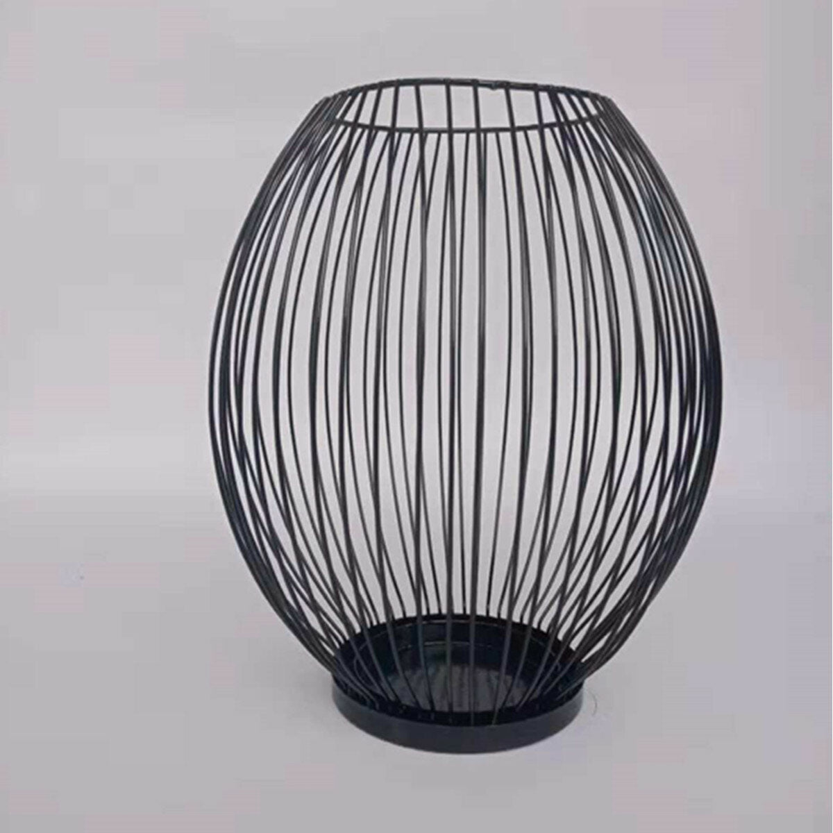 Iron Cage Tealight Candle Stand Holder Lantern Candlestick Wedding Decor