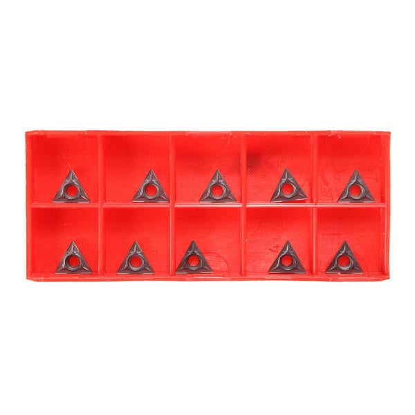 10pcs Triangle Carbide Inserts Lathe Turning Tool Holder Inserts