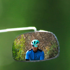 Bicycle Helmet Mirrors Mini Reflector Flat Mirror Multi-angle Adjustable Outdoor Cycling Equipment