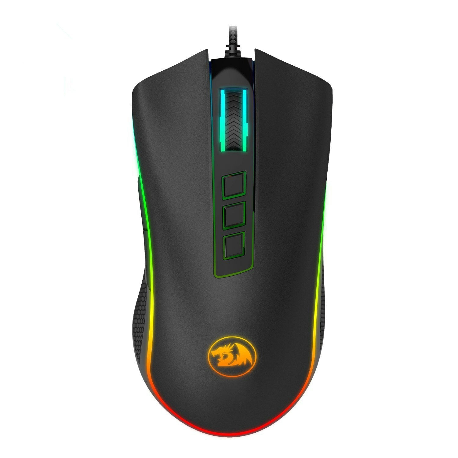 Gaming Mouse 16.8 Million RGB Color Backlit 10,000 DPI Adjustable Comfortable Grip 7 Programmable Buttons