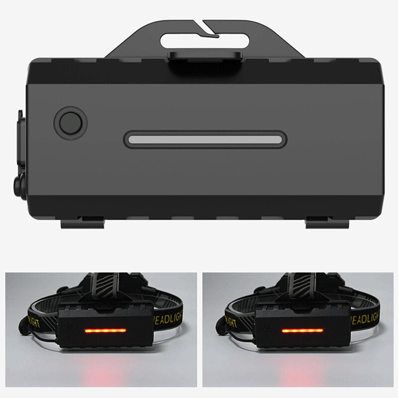USB Rechargeable Flashlight 2000LM 10 Lights 8 Lighting Modes LED Torch 90m Wide Range For Outdoor Adventure Fishing