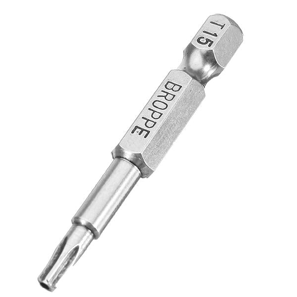 7Pcs 50mm Length Star Magnetic Screwdriver Bits T10-T40 1/4 Hex Shank Screwdriver Set