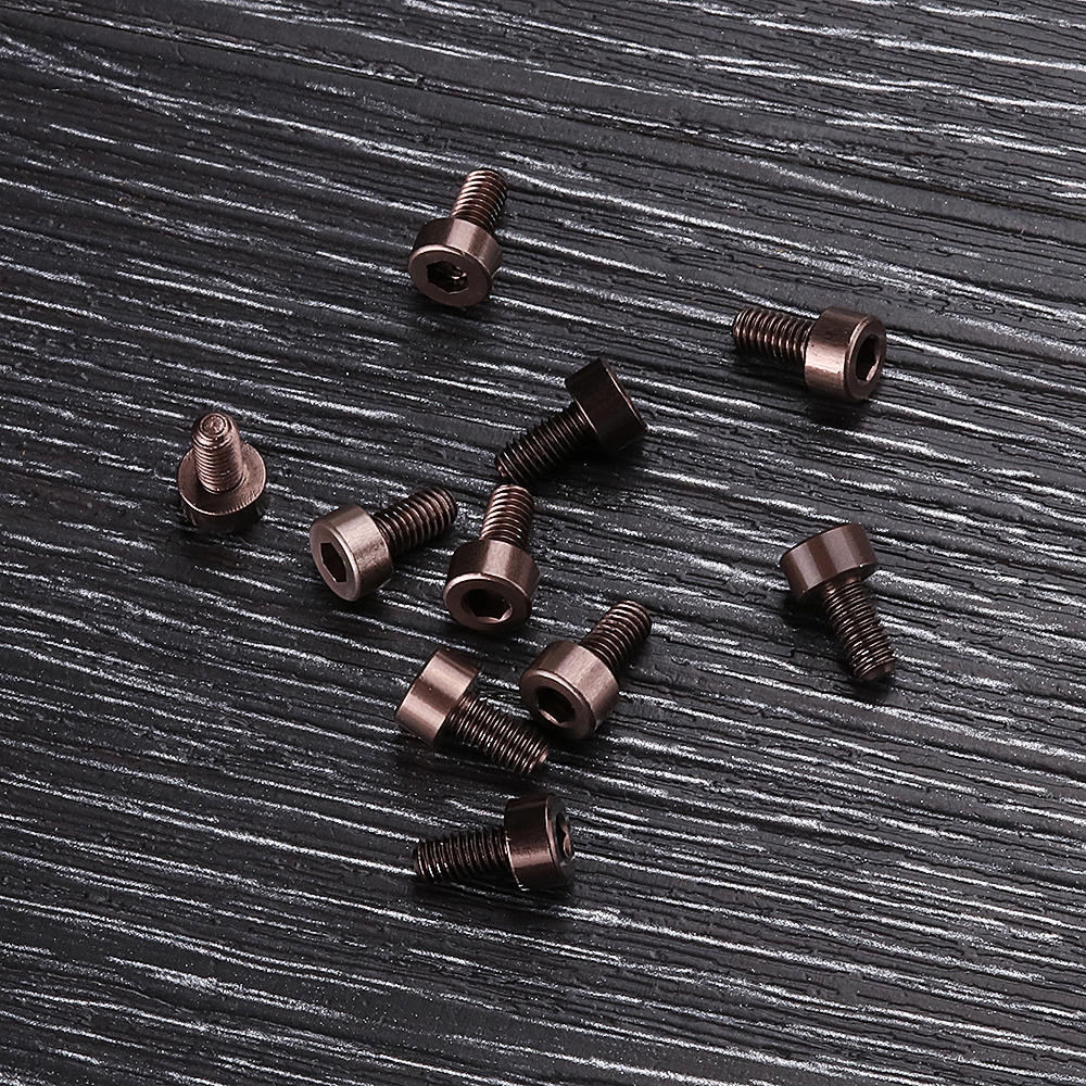 10Pcs M36mm Hex Socket Screw M3 Cap Head Bolt 7075 Aluminum Alloy Multicolor