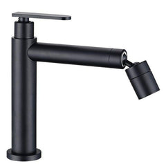 Stainless Steel Bathroom Basin Faucet 360 Degree Swivel Universal Rotating Two Water Modes Hot Cold Mixer Tap