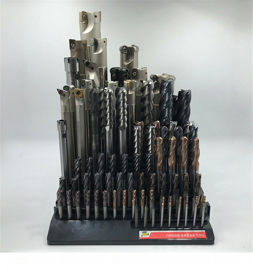 70x220x200mm Plastic Milling Cutter Storage Box Tap Reamer Turning Tool Holder Drill Bits Storage CNC Lathe Tool