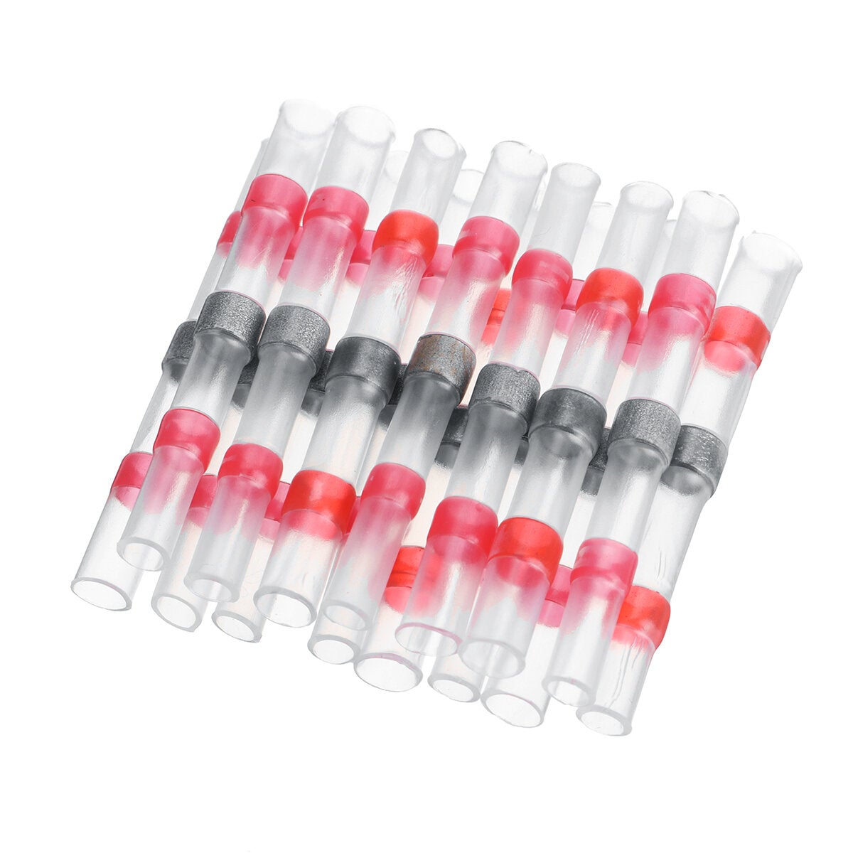 120pcs Solder Seal Heat Shrink Sleeve Wire Butt Terminals Connectors Waterproof Connectors