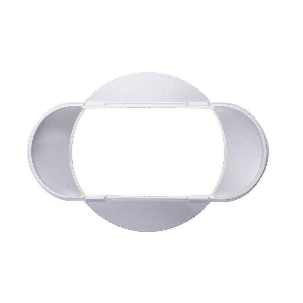 13cm Window Adaptor Tube Connector Portable Air Conditioner Spare Parts Flat Interface Adaptor For Air Conditioner Exhaust Hose Kit Plate
