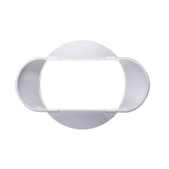 13cm Window Adaptor Tube Connector Portable Air Conditioner Spare Parts Flat Interface Adaptor For Air Conditioner Exhaust Hose Kit Plate