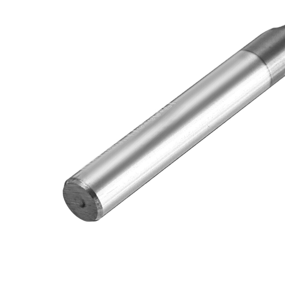 10PC 3.175mm Shank Solid Carbide Engraving Bit Ball Nose with Single Flute Spiral and Flat Bottom CNC Router Bit Wood Milling Cutter