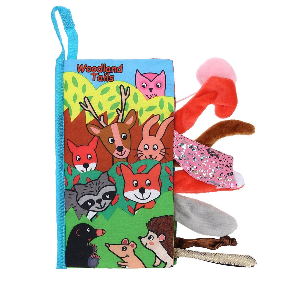 Colorful Three-dimensional Washable Soft Cloth Book Built-in Sound Paper Early Education Toy for Kids Gift