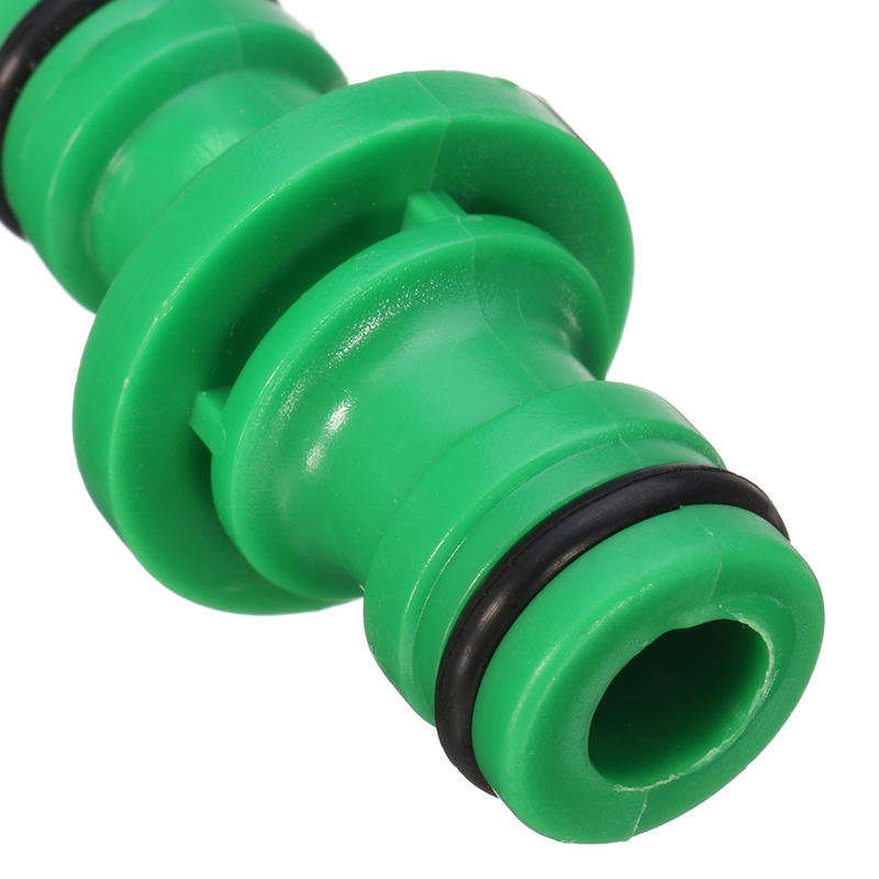 1/2 Inch Plastic Water Pipe Two Way Nipple Joint Hose Connector Fitting Green