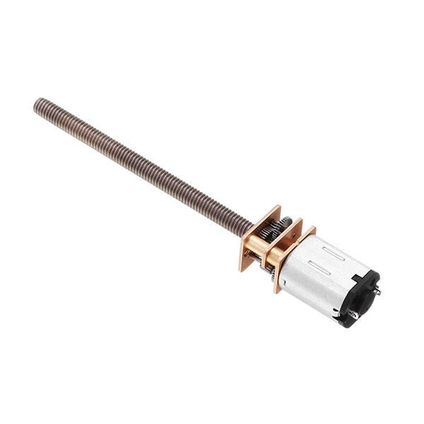 DC 12V 500rpm Gear Motor M4 Thread Shaft Electric DC Motor